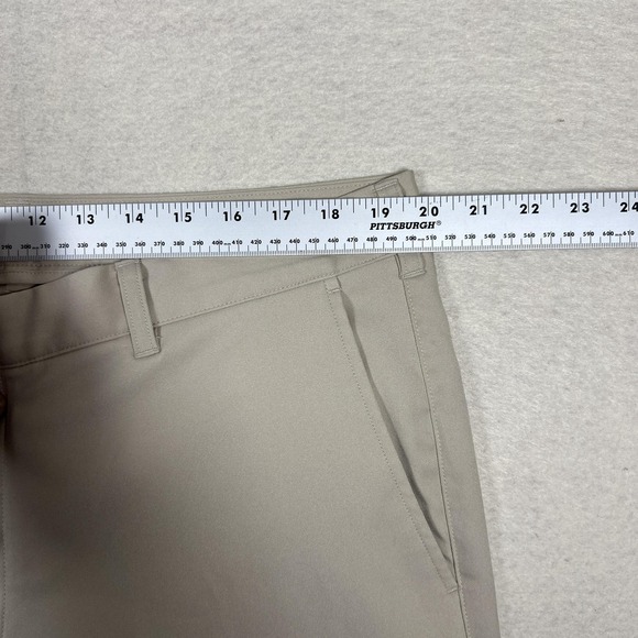 Mizzen+Main Pants Mens 38x32 Beige Baron Chino Athletic‎ Performance Golf - Picture 4 of 8